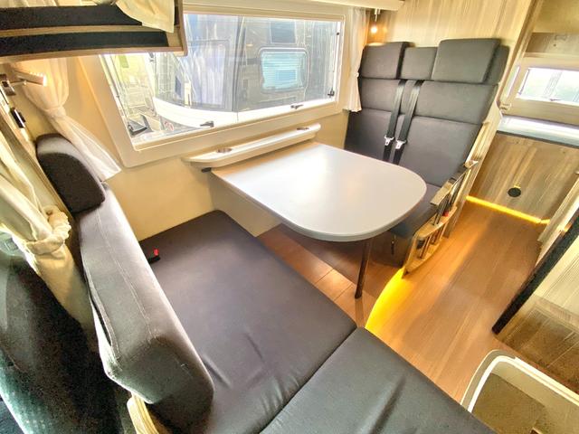 カムロード 　バンテック　ジル５２０　ディーゼル４ＷＤ　ワンオーナー車　リチウムイオンバッテリー６００Ａｈ　家庭用エアコン　ＦＦヒータ－　温水ボイラー　サイドオーニング　マルチルーム　シャワー　カセットトイレ（5枚目）