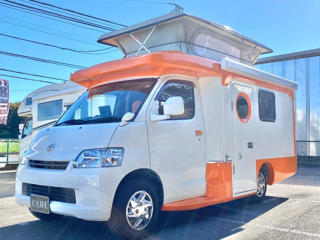 タウンエーストラック 　バンショップミカミ　Ｄテントむし　ポップアップルーフ　６名乗車　ＦＦヒーター　１２Ｖ電子レンジ　冷蔵庫　サイドオーニング　走行充電　外部充電　ギャレー　１０Ｌ給排水ポリタンク　ＥＴＣ　ナビ（14枚目）