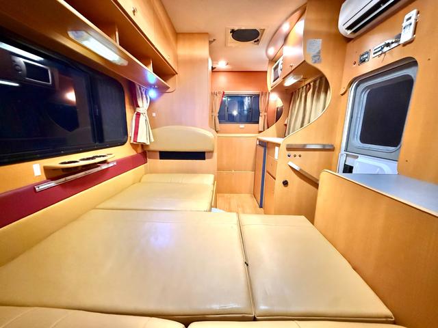 カムロード キャンピングワークス オルビス ユーロ ディーゼル レンタアップ車 タイベル交換済 家庭用エアコン FFヒータ- リアヒーター トリプルサブバッテリー サイドオーニング マルチルーム 電子レンジ(77枚目)