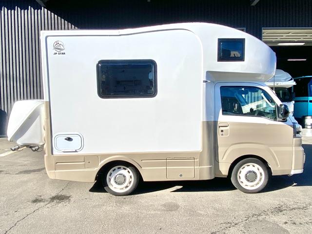 ハイゼットトラック JPスター ハッピー1プラス 4WD スマアシ 400Aリチウム 12Vクーラー FFヒーター 電動オーニング 3000Wインバーター サイクルキャリア マックスファン 冷蔵庫 電子レンジ ソーラーパネル 前後スタビ 前後ショック(17枚目)