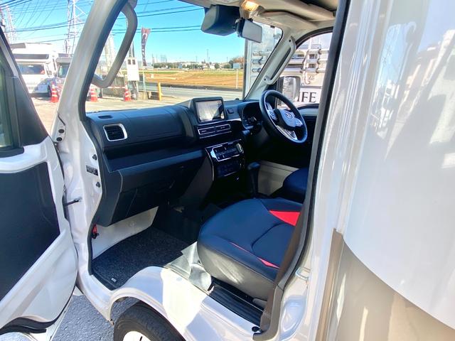 ハイゼットトラック JPスター ハッピー1プラス 4WD スマアシ 400Aリチウム 12Vクーラー FFヒーター 電動オーニング 3000Wインバーター サイクルキャリア マックスファン 冷蔵庫 電子レンジ ソーラーパネル 前後スタビ 前後ショック(37枚目)