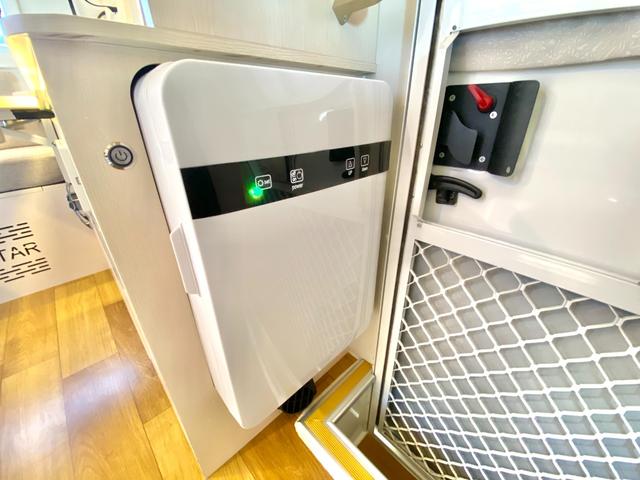 ハイゼットトラック JPスター ハッピー1プラス 4WD スマアシ 400Aリチウム 12Vクーラー FFヒーター 電動オーニング 3000Wインバーター サイクルキャリア マックスファン 冷蔵庫 電子レンジ ソーラーパネル 前後スタビ 前後ショック(52枚目)