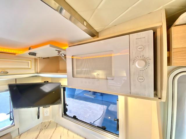 ハイゼットトラック JPスター ハッピー1プラス 4WD スマアシ 400Aリチウム 12Vクーラー FFヒーター 電動オーニング 3000Wインバーター サイクルキャリア マックスファン 冷蔵庫 電子レンジ ソーラーパネル 前後スタビ 前後ショック(64枚目)