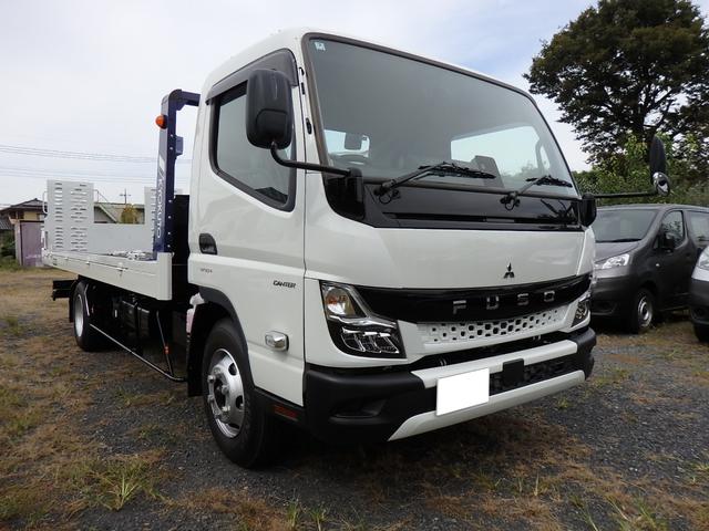 キャンター フラトップゼロ　積載３ｔ　ＡＴ車　ＮＥＷモデル　液晶メーター　左右アオリ開閉　ＮＥＷモデル　フル液晶ディスプレイ　純正バックモニター　ＬＥＤライト　衝突被害軽減ブレーキ　車線逸脱警報装置　メーカー保証継承付き　イージーアクセスキー（3枚目）