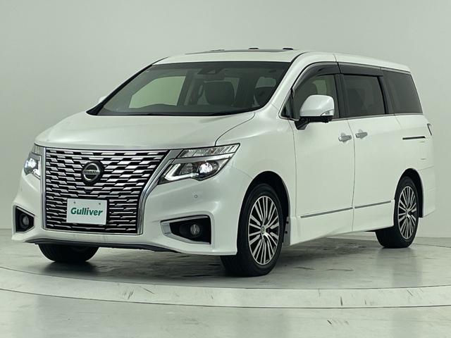 エルグランド ２５０ハイウェイスターＳ　純正ナビ　サンルーフ　レーダークルーズコントロール　両側パワースライドドア　純正ドライブレコーダー　エマージェンシーブレーキ　全方位　ＬＥＤオートライト　ＢＳＭ　ハーフレザー　純正１８インチアルミ（61枚目）