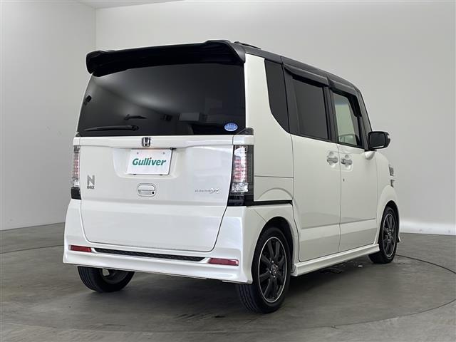 Ｎ－ＢＯＸカスタム Ｇ・ターボＬパッケージ　社外メモリナビ・フルセグ・クルーズコントロール・バックカメラ・ＥＴＣ・パドルシフト・両側電動スライドドア・純正１５インチアルミホイール・純正フロアマット・ＨＩＤオートライト・フォグランプ・スペアキー（6枚目）
