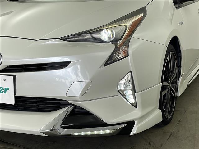 プリウス Ｓ　社外ナビ・フルセグ・トヨタセーフティセンス・レーダークルーズコントロール・プリクラッシュセーフティ・ＬＥＤオートライト・社外エアロ・バックカメラ・ＥＴＣ２．０・スペアキー・社外１８インチアルミ（37枚目）