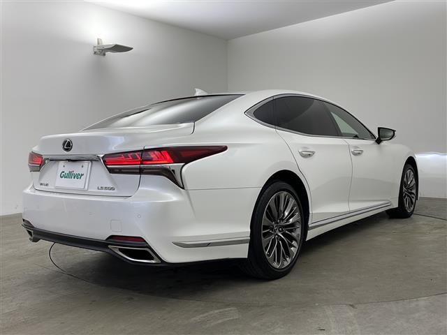 LS LS500 Iパッケージ ナビ TV フロントサイドバックカメラ サンルーフ プリクラッシュセーフティ レーントレーシングアシスト ブラインドスポットモニター デジタルインナーミラー シートヒーター エアシート 本革シート(3枚目)