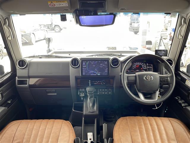 ランドクルーザー70 AX 4WD フローティングナビ フルセグTV バックカメラ トヨタセーフティセンス クルーズコントロール デジタルインナーミラー 前後ドライブレコーダー 社外レーダー シートヒーター 純正16インチAW(42枚目)