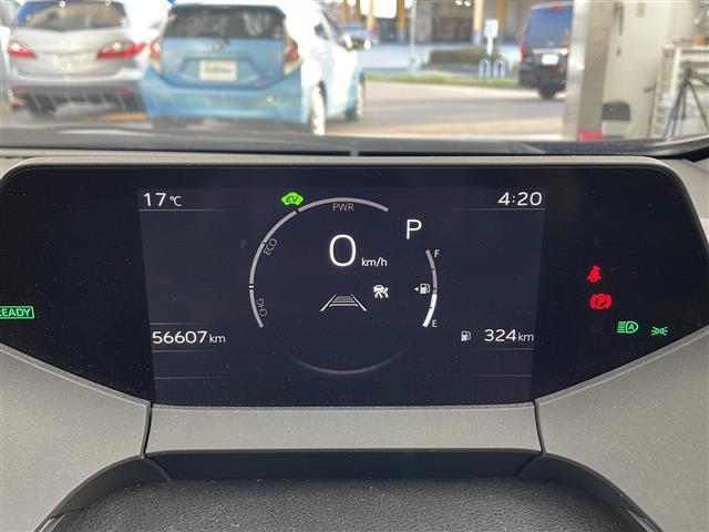 プリウス U 純正ディスプレイオーディオ バックカメラ トヨタセーフティセンス 電動パーキングブレーキ ブレーキホールド 前後ドライブレコーダー LEDヘッドライト AC100V電源 ビルトインETC2.0(19枚目)