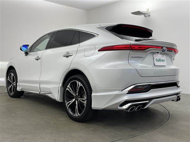 ハリアーハイブリッド Ｚ　レザーパッケージ　ワンオーナー車　純正ナビ　パノラミックビューモニター　トヨタセーフティセンス　パノラマルーフ　モデリスタエアロ　モデリスタアルミホイールタイヤ　ＪＢＬサウンド　純正デジタルインナーミラー　スペアキー（43枚目）
