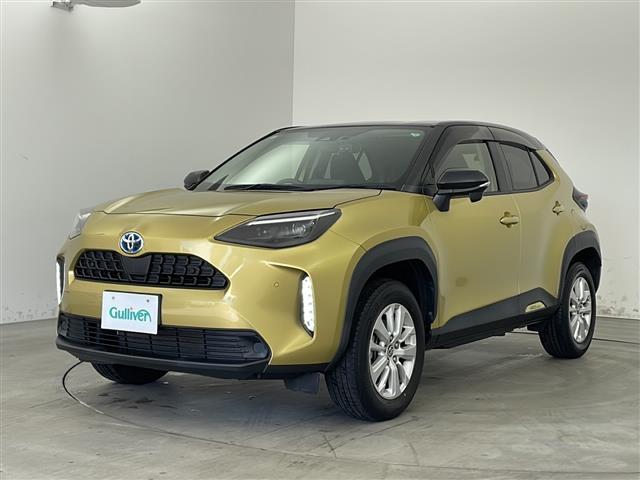 ヤリスクロス ハイブリッドG ワンオーナー車 純正8インチディスプレイオーディオ バックカメラ トヨタセーフティセンス ブラインドスポットモニター 革巻きステアリング 純正アルミホイールタイヤ LEDヘッドライト スペアキー(3枚目)