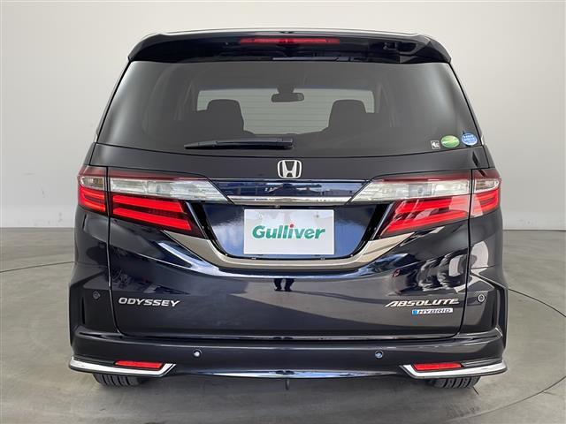 オデッセイハイブリッド ハイブリッドアブソルート・ＥＸホンダセンシング　純正インターナビ　純正フリップダウン　全方位カメラ　両側電動スライド　ＢＳＭ　衝突軽減　レーダークルーズコントロール　ハーフレザー　レーンキープ　社外１９インチＡＷ　ＬＥＤライト　ＥＴＣ　ＴＶ　ＢＴ（5枚目）