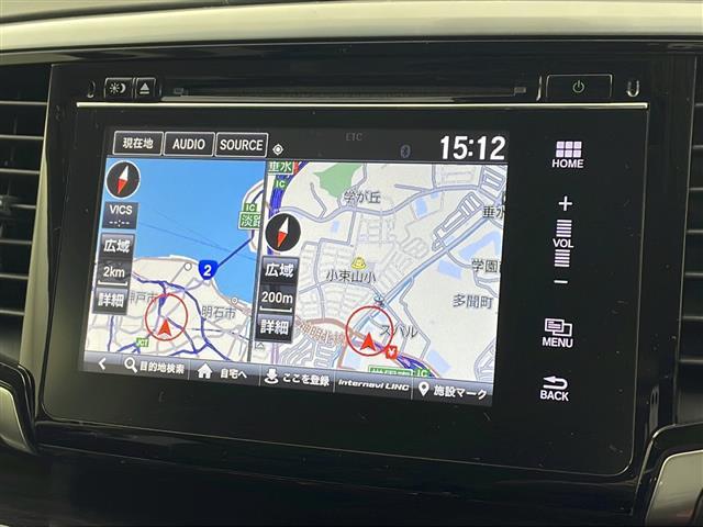 オデッセイハイブリッド ハイブリッドアブソルート・ＥＸホンダセンシング　純正インターナビ　純正フリップダウン　全方位カメラ　両側電動スライド　ＢＳＭ　衝突軽減　レーダークルーズコントロール　ハーフレザー　レーンキープ　社外１９インチＡＷ　ＬＥＤライト　ＥＴＣ　ＴＶ　ＢＴ（26枚目）