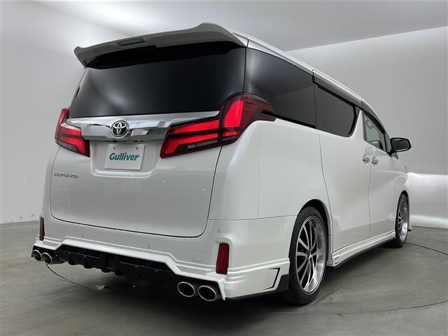 アルファード ２．５Ｓ　純正９型ナビ　フリップダウン　サンルーフ　ＺＥＵＳエアロ　ＺＥＵＳマフラー　バックカメラ　ローダウン　衝突軽減　レーダークルーズ　レーンキープ　両側電動スライド　ＰＣＳ　２０インチＡＷ　ドラレコＥＴＣ（3枚目）