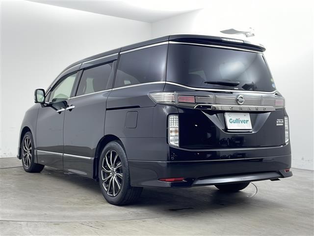 エルグランド ２５０ハイウェイスタープレミアム　純正ナビ　全方位カメラ　フリップダウンモニター　クルコン　　コーナーセンサー　革シート　両側パワスラ　前席パワーシート　シートヒーター　ＬＥＤライト　社外アルミホイールタイヤ　ビルトインＥＴＣ（43枚目）