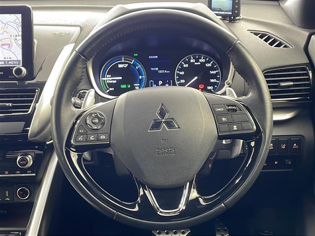 エクリプスクロスＰＨＥＶ Ｐ　純正ナビ　ＴＶ　マルチアラウンドモニター　シートヒーター　電気温水式ヒーター　レーダークルーズコントロール　ブラインドスポット　ルーフレール　ＡＣ１００Ｖ電源　ヘッドアップディスプレイ（19枚目）