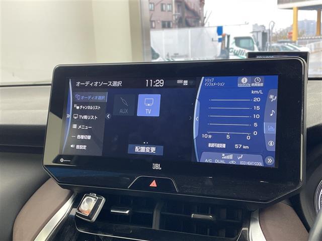 ハリアー Z 純正12型ナビ 全方位カメラ BSM JBL 衝突軽減 LTA レーダークルーズ 置くだけ充電 デジタルインナーミラー ドラレコ パワーシート ETC LEDライト ハーフレザー クリアランスソナー(26枚目)