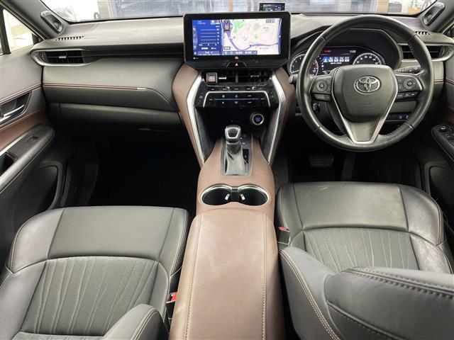 ハリアー Z 純正12型ナビ 全方位カメラ BSM JBL 衝突軽減 LTA レーダークルーズ 置くだけ充電 デジタルインナーミラー ドラレコ パワーシート ETC LEDライト ハーフレザー クリアランスソナー(42枚目)