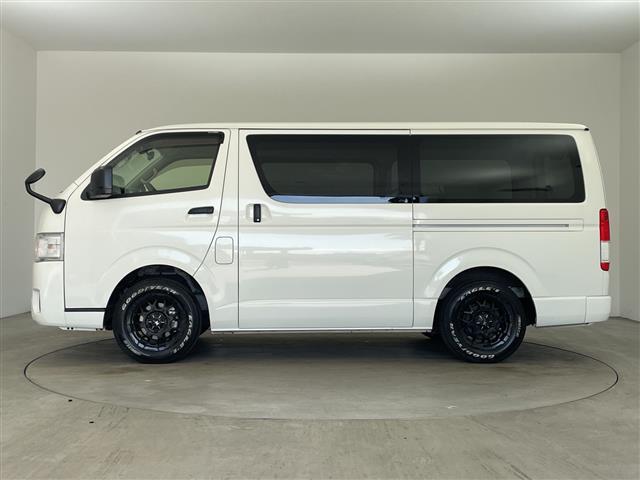 ハイエースバン ロングDX GLパッケージ 社外ナビ TV パノラミックビューモニター ETC 前後ドライブレコーダー プリクラッシュセーフティ レーンディパーチャーアラート オートマチックハイビーム ベットキット 社外16インチアルミホイール(7枚目)