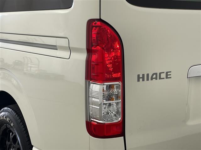 ハイエースバン ロングDX GLパッケージ 社外ナビ TV パノラミックビューモニター ETC 前後ドライブレコーダー プリクラッシュセーフティ レーンディパーチャーアラート オートマチックハイビーム ベットキット 社外16インチアルミホイール(38枚目)