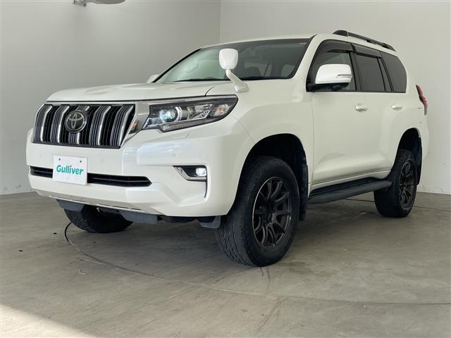 ランドクルーザープラド TX 社外ナビ TV バックカメラ リフトアップ プリクラッシュセーフティー レーンディパーチャーアラート オートマチックハイビーム レーダークルーズコントロール RAYSアルミホイール ドライブレコーダー(2枚目)