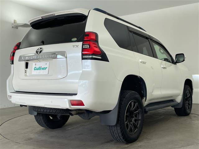 ランドクルーザープラド TX 社外ナビ TV バックカメラ リフトアップ プリクラッシュセーフティー レーンディパーチャーアラート オートマチックハイビーム レーダークルーズコントロール RAYSアルミホイール ドライブレコーダー(3枚目)