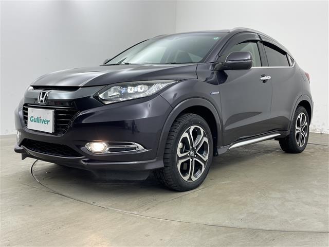 ヴェゼル ハイブリッドZ 純正ナビ TV バックカメラ ビルトインETC ハーフレザー シートヒーター 衝突軽減ブレーキ 先行車発進告知 LEDヘッドライト ルーフレール ドライブレコーダー 純正17インチアルミホイール(2枚目)