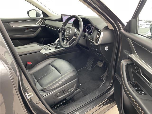 CX-60 XD Lパッケージ 純正12.3インチナビ 全方位 ビルトインETC スマートブレーキサポート レーンキープアシスト ブラインドスポットモニター レザーシート シートヒーター 置くだけ充電 レーダークルーズ 前後ドラレコ(8枚目)