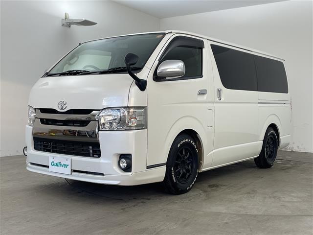 ハイエースバン スーパーGL ダークプライム ・ベットキット・ローダウン・社外15インチアルミ・エアロパーツ・社外ナビ・バックカメラ・ドライブレコーダー・AC100V・ビルトインETC・LEDライト・両側スライドドア・ステアリングリモコン・DVD(2枚目)