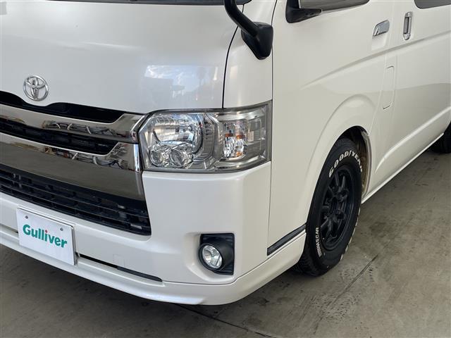 ハイエースバン スーパーGL ダークプライム ・ベットキット・ローダウン・社外15インチアルミ・エアロパーツ・社外ナビ・バックカメラ・ドライブレコーダー・AC100V・ビルトインETC・LEDライト・両側スライドドア・ステアリングリモコン・DVD(40枚目)