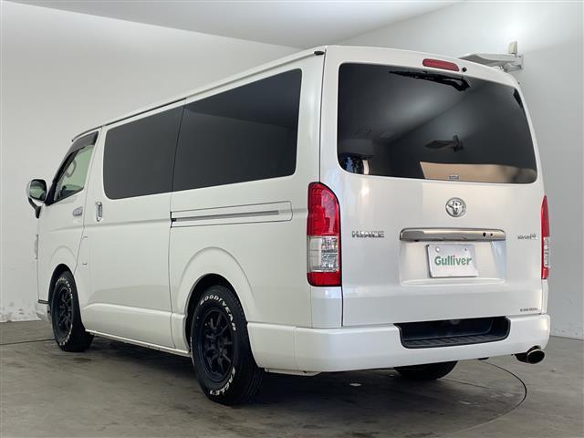 ハイエースバン スーパーGL ダークプライム ・ベットキット・ローダウン・社外15インチアルミ・エアロパーツ・社外ナビ・バックカメラ・ドライブレコーダー・AC100V・ビルトインETC・LEDライト・両側スライドドア・ステアリングリモコン・DVD(43枚目)