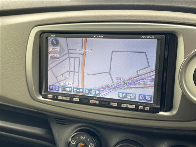 ヴィッツ Ｆ　社外ナビ／ＣＤ／ＤＶＤ／ＨＤＤ／ＴＶ・バックカメラ・ＥＴＣ・社外前後ドライブレコーダー・フロントスポイラー・社外１４インチアルミホイール（24枚目）