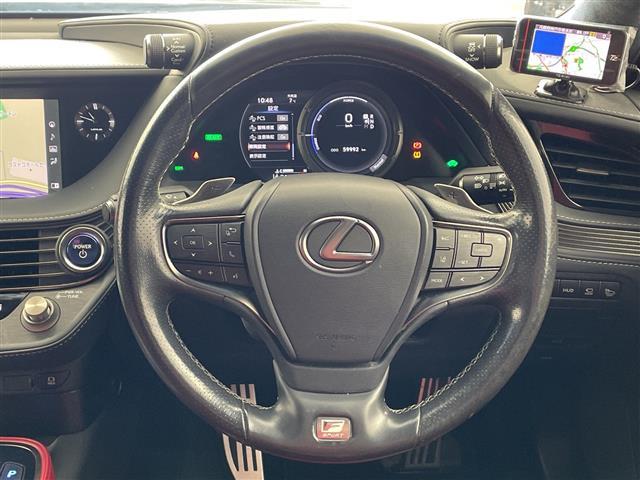 ＬＳ ＬＳ５００ｈ　Ｆスポーツ　・純正ナビ（ＣＤ／ＤＶＤ／ＢＤ／ＳＤ／ＵＳＢ／ＢＴ／ＴＶ）・全方位カメラ・サンルーフ・純正ドラレコ・純正レーダー・ＡＣ１００Ｖ（１５００Ｗ）・ビルトインＥＴＣ・ＢＳＭ・ＰＫＳＡ・クリアランスソナー（18枚目）