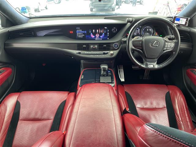 ＬＳ ＬＳ５００ｈ　Ｆスポーツ　・純正ナビ（ＣＤ／ＤＶＤ／ＢＤ／ＳＤ／ＵＳＢ／ＢＴ／ＴＶ）・全方位カメラ・サンルーフ・純正ドラレコ・純正レーダー・ＡＣ１００Ｖ（１５００Ｗ）・ビルトインＥＴＣ・ＢＳＭ・ＰＫＳＡ・クリアランスソナー（42枚目）