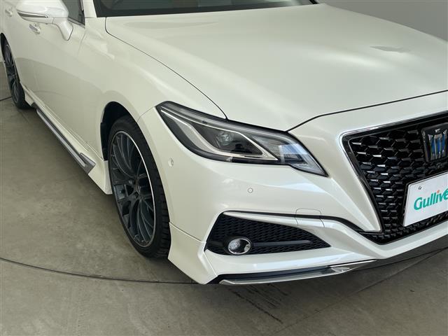 クラウンハイブリッド Ｓ　エレガンススタイルＩＩ　純正ナビ・サンルーフ・モデリスタ・レイズＨＯＭＵＲＡアルミホイール・全方位カメラ・トヨタセーフティセンス・前後ドラレコ・ＥＴＣ２．０・デジタルインナーミラー・シートヒーター・スペアキー・ハーフレザー（33枚目）