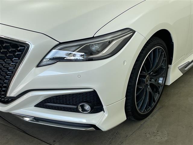 クラウンハイブリッド Ｓ　エレガンススタイルＩＩ　純正ナビ・サンルーフ・モデリスタ・レイズＨＯＭＵＲＡアルミホイール・全方位カメラ・トヨタセーフティセンス・前後ドラレコ・ＥＴＣ２．０・デジタルインナーミラー・シートヒーター・スペアキー・ハーフレザー（34枚目）