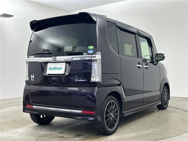 Ｎ－ＢＯＸカスタム Ｇ　ターボＳＳブラックスタイルパッケージ　純正ナビ・バックカメラ・両側パワースライドドア・シティブレーキアクティブシステム・ビルトインＥＴＣ・パドルシフト・ドライブレコーダ―・ステアリングスイッチ・クルーズコントロール・ＨＩＤオートライト（3枚目）