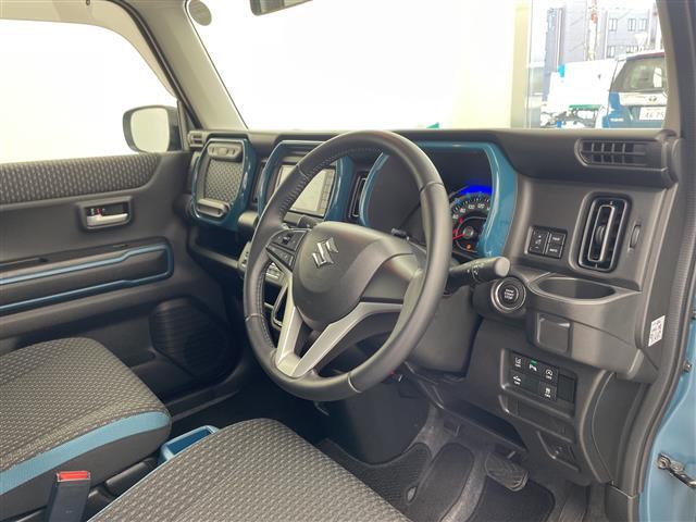 ハスラー ハイブリッドＸ　社外ナビ　ＴＶ　バックカメラ　ＥＴＣ　デュアルカメラブレーキサポート　レーンキープアシスト　オートハイビーム　誤発進抑制機能　前席シートヒーター　ＬＥＤヘッドライト　フォグランプ　純正アルミホイール（8枚目）