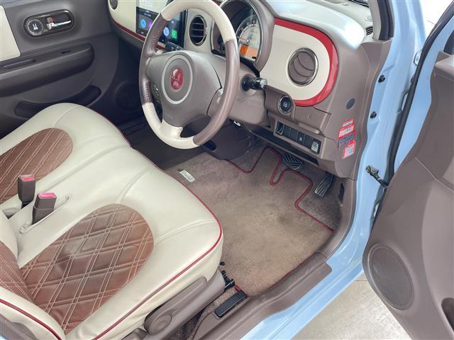 アルトラパンショコラ X ディスプレイオーディオ Bluetooth AM FM Car Play バックカメラ ETC 前方ドラレコ レーダー探知機 純正フロアマット HIDヘッドライト 社外14インチアルミホイール(8枚目)