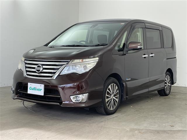 セレナ ハイウェイスター　Ｖセレ＋セーフティ　ＳＨＶ　Ａセフ　純正８型ナビ・ＥＴＣ・レーダー探知機・クルーズコントロール・ＬＥＤオートライト・フォグランプ・衝突軽減ブレーキ・車線逸脱警報・全方位カメラ・両側電動スライドドア・純正１６インチアルミ・純正フロアマット（3枚目）