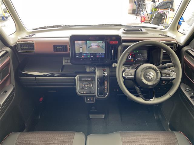 スペーシアカスタム ハイブリッドＸＳ　登録済未使用車　ナビ　ＴＶ　全方位カメラ　デュアルセンサーブレーキサポートＩＩ　車線逸脱抑制　レーダークルーズコントロール　ヘッドアップディスプレイ　両側パワースライドドア　シートヒーター　純正アルミ（42枚目）