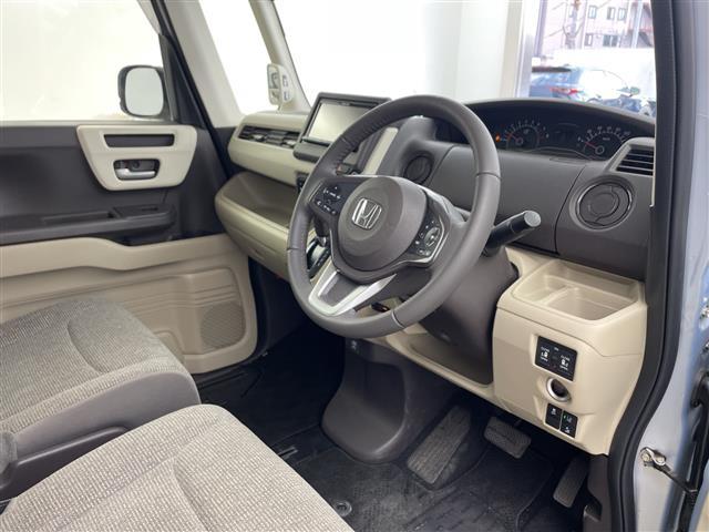 N-BOX G・EXターボホンダセンシング 社外ナビ バックカメラ ホンダセンシング 衝突軽減ブレーキ オートハイビーム 先行車発進告知機能 アダプティブクルーズコントロール 両側パワスラ ドラレコ LEDヘッドライト スペアキー ETC(8枚目)