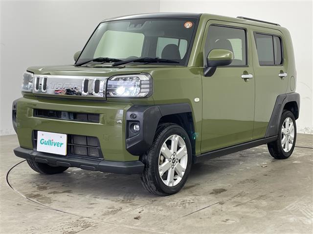 タフト G 社外ナビ スマートアシスト 衝突回避支援ブレーキ機能 車線逸脱抑制機能 路側逸脱警報機能 アダプティブクルーズコントロール コーナーセンサー シートヒーター LEDライト 純正15インチアルミホイール(2枚目)