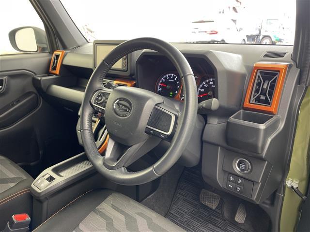 タフト G 社外ナビ スマートアシスト 衝突回避支援ブレーキ機能 車線逸脱抑制機能 路側逸脱警報機能 アダプティブクルーズコントロール コーナーセンサー シートヒーター LEDライト 純正15インチアルミホイール(8枚目)