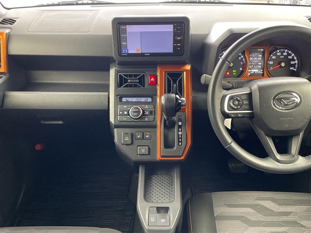 タフト G 社外ナビ スマートアシスト 衝突回避支援ブレーキ機能 車線逸脱抑制機能 路側逸脱警報機能 アダプティブクルーズコントロール コーナーセンサー シートヒーター LEDライト 純正15インチアルミホイール(22枚目)