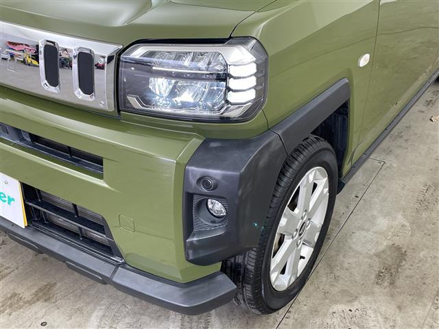 タフト G 社外ナビ スマートアシスト 衝突回避支援ブレーキ機能 車線逸脱抑制機能 路側逸脱警報機能 アダプティブクルーズコントロール コーナーセンサー シートヒーター LEDライト 純正15インチアルミホイール(39枚目)