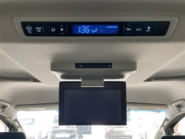 ヴェルファイア ２．５Ｚ　Ｇエディション　純正フリップダウンモニター　両側パワスラ　クルーズコントロール　前後コーナーセンサー　社外前後ドラレコ　ハーフレザーシート　純正１８インチアルミホイール　ＬＥＤヘッドライト　オットマン　ｎａｎｏｅ（24枚目）