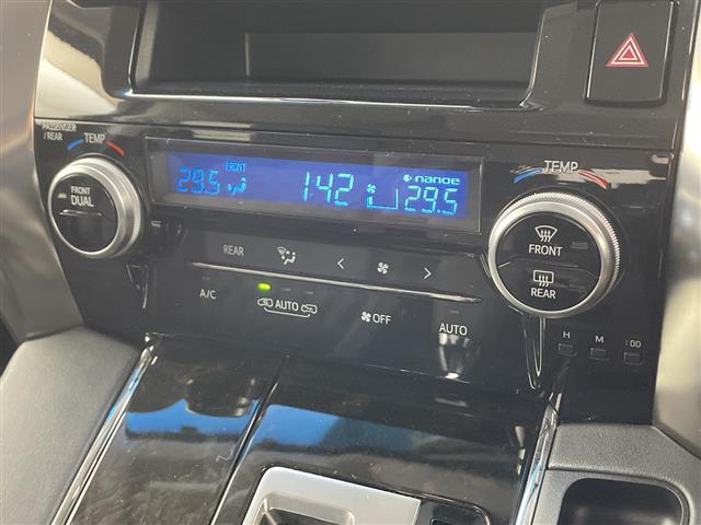 ヴェルファイア ２．５Ｚ　Ｇエディション　純正フリップダウンモニター　両側パワスラ　クルーズコントロール　前後コーナーセンサー　社外前後ドラレコ　ハーフレザーシート　純正１８インチアルミホイール　ＬＥＤヘッドライト　オットマン　ｎａｎｏｅ（27枚目）