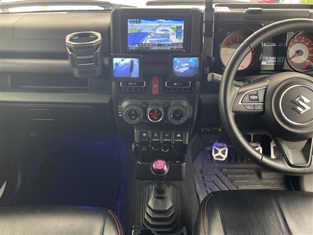 ジムニーシエラ ＪＣ　社外ナビ　ＴＶ　バックカメラ　ＥＴＣ　リフトアップ　ドライブレコーダー　クルーズコントロール　衝突軽減ブレーキ　車線逸脱警報　シートヒーター　社外マフラー　社外アルミホイール　スマートキー　ＬＥＤ（21枚目）